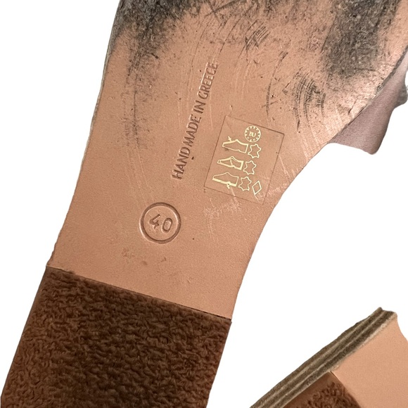 Ancient Greek Sandals Light Pink Slip-on Sandals - Picture 2 of 8